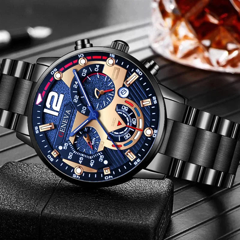 Watch with Steel Bracelett