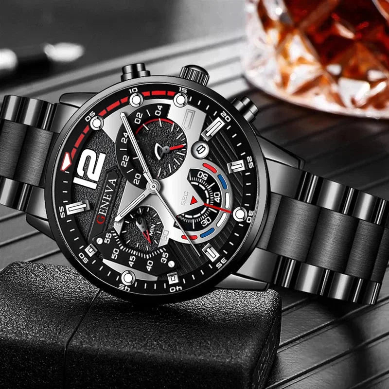 Watch with Steel Bracelett