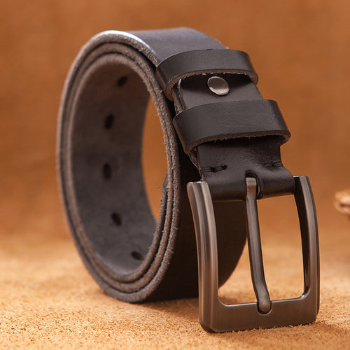 Leather Cowhide Belt Genuine