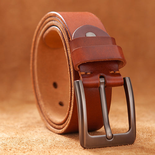 Leather Cowhide Belt Genuine