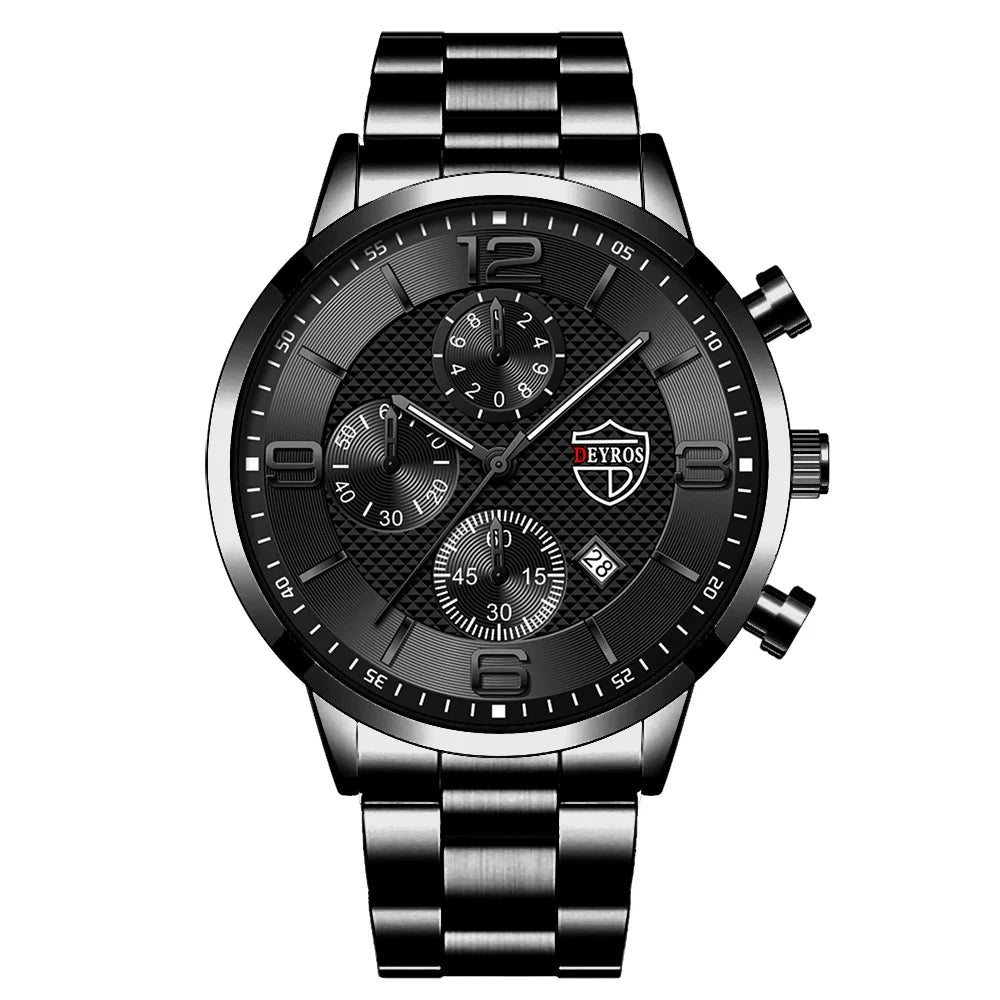 Business Watch, Stainless Steel Quartz