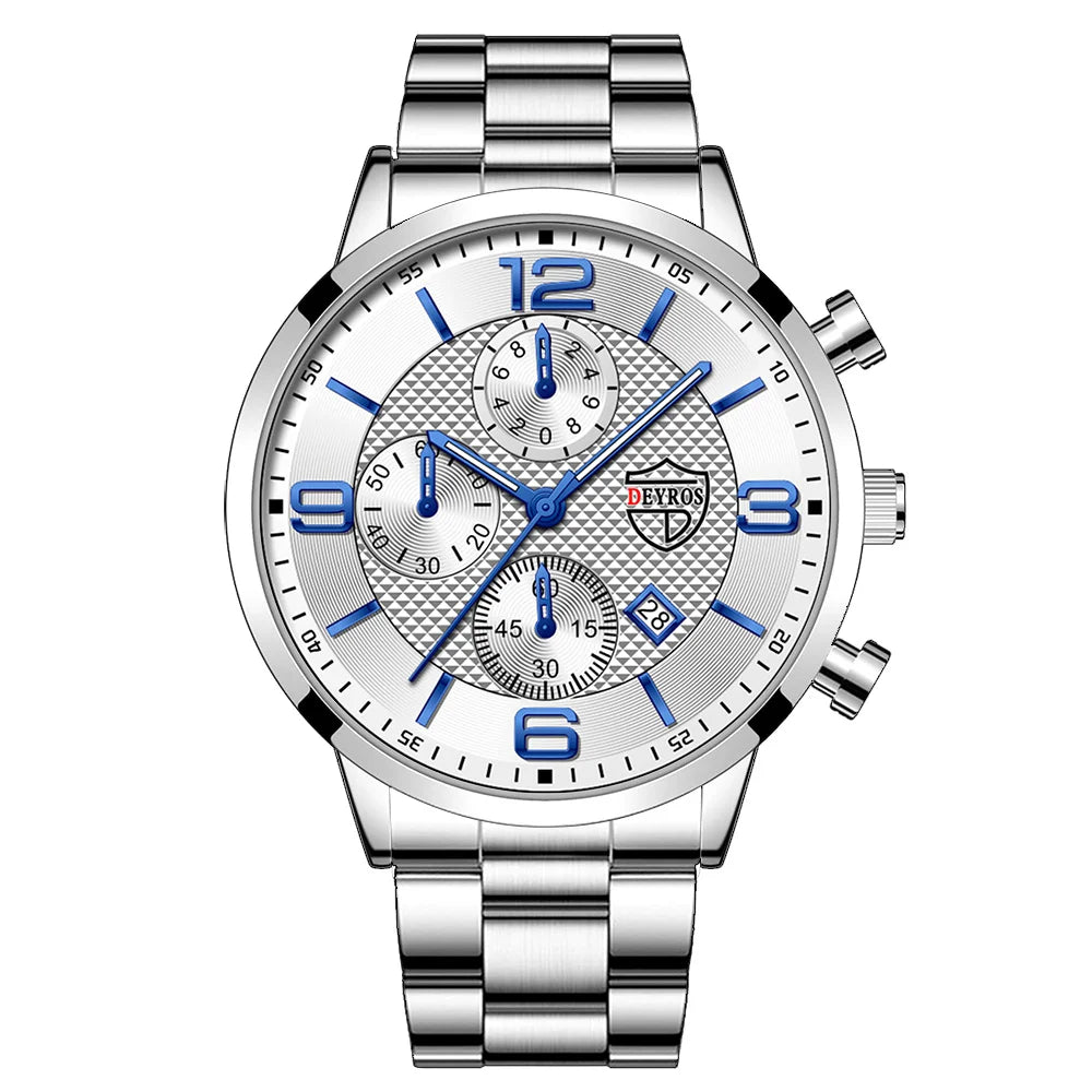 Business Watch, Stainless Steel Quartz