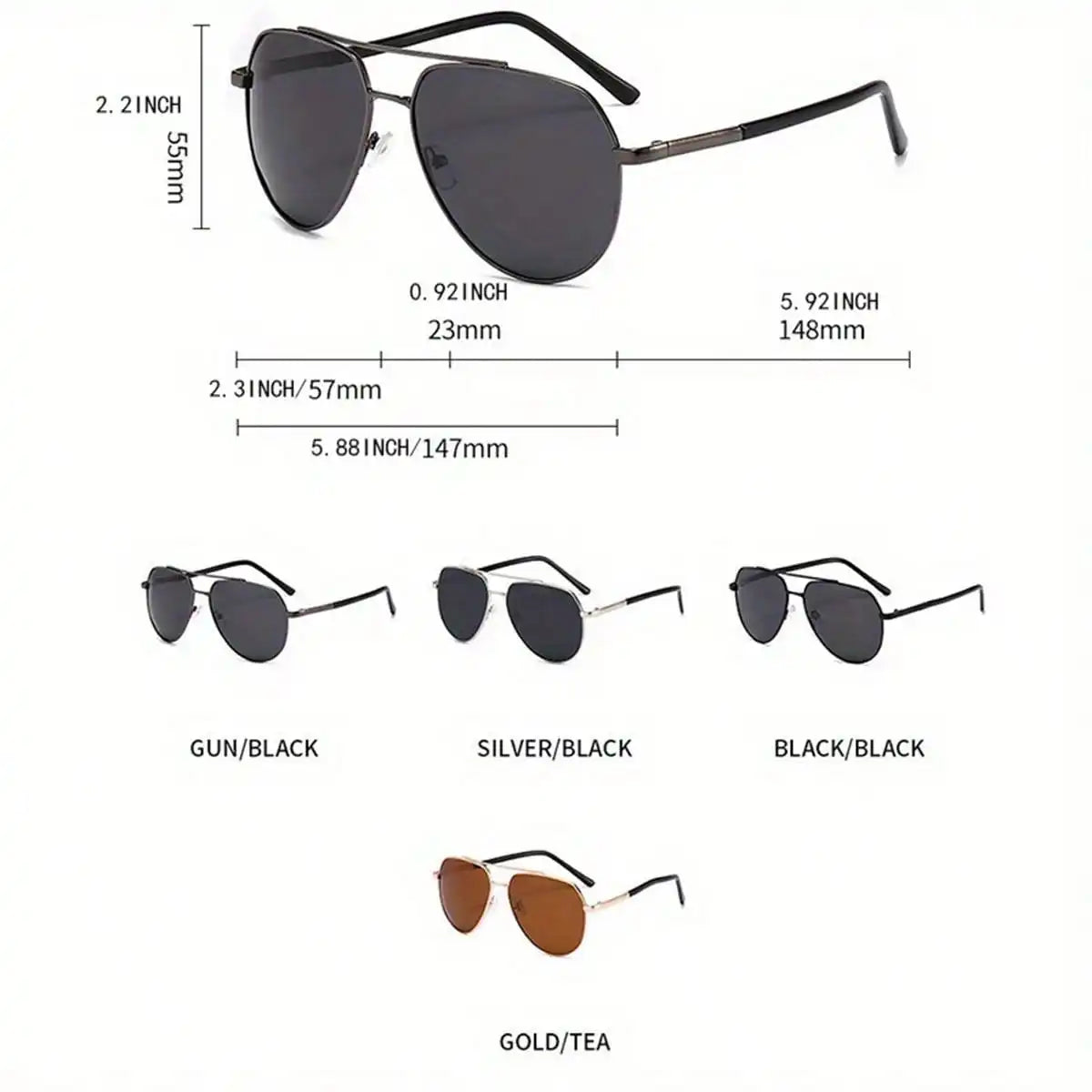 Men's polarized sunglasses