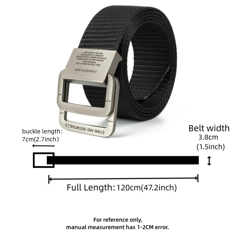 Men's belts with automatic metal buckle.