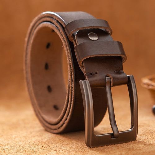 Leather Cowhide Belt Genuine