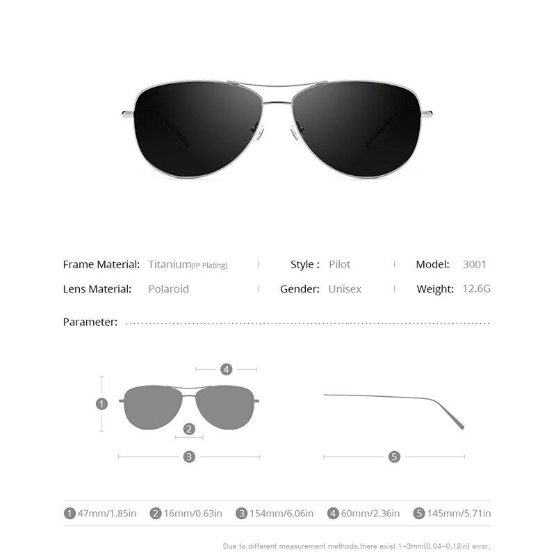 Titanium Polarized Sunglasses