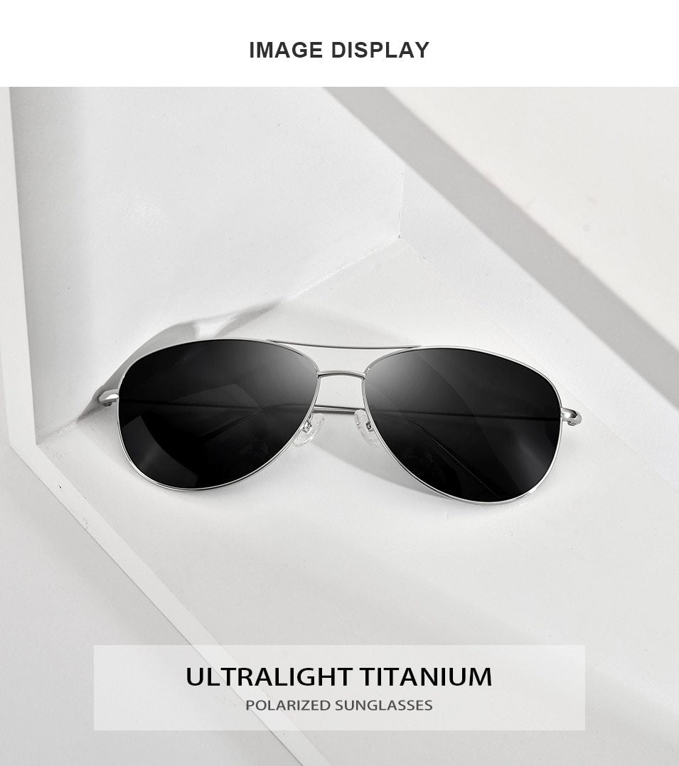 Titanium Polarized Sunglasses
